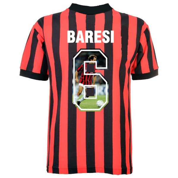 AC Milan Retro Voetbalshirt 1979-1980 + Baresi 6