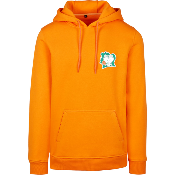 FC Eleven - Ivory Coast Drogba Hoodie - Orange