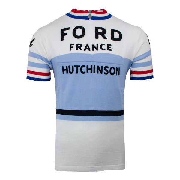 Ford France Hutchinson Team Short Sleeve Cycling Jersey 1966