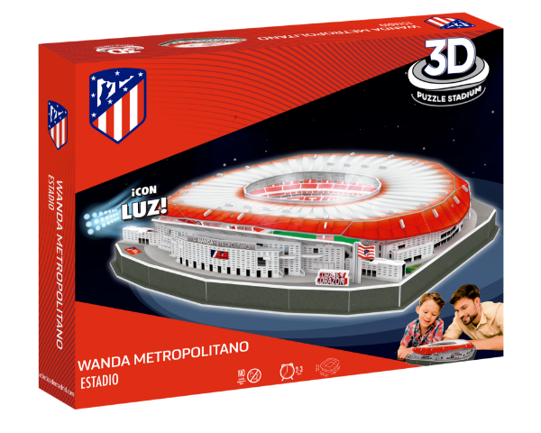 Image de Atletico Madrid  Wanda Metropolitano Stadium - 3D Puzzle (Édition LED)