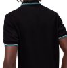 Fred Perry - Twin Tipped Polo Shirt - Black/ Ecru/ Deep Mint