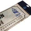 Everton Retro Straatbord - Wit (40cm x 18cm)