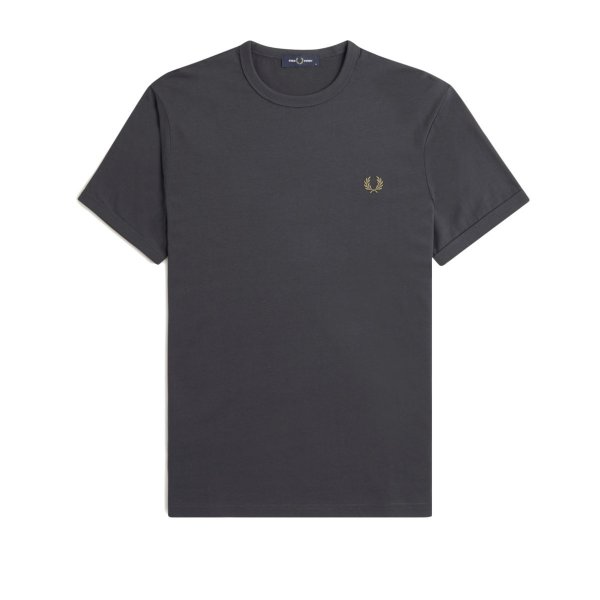 Fred Perry - Ringer T-Shirt - Anchor Grey