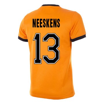 Maillot De Foot Rétro Pays-Bas Homme - Orange Taille L Football KNVB