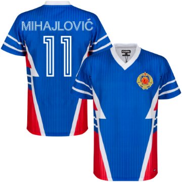 Yugoslavia Retro Football Shirt 1990 + Mihajlović 11 Yugoslavia Retro Football Shirt 1990 + Mihajlović 11