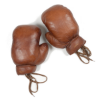 Image de JW & Sons - Gants de boxe rétro en cuir années 1920