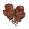 Image de JW & Sons - Gants de boxe rétro en cuir années 1920