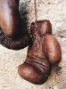 Image de JW & Sons - Gants de boxe rétro en cuir années 1920