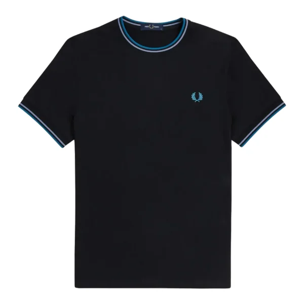 Image de Fred Perry - Twin Tipped T-Shirt - Noir