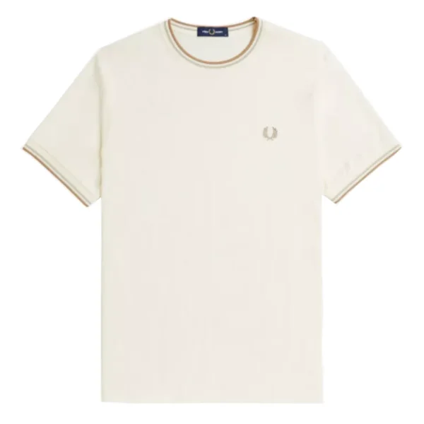 Fred Perry - Twin Tipped T-Shirt - Crème