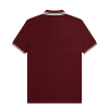 Image de Fred Perry - Polo Twin Tipped - Oxblood/ Ecru