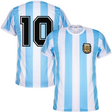 Maillot Foot Vintage Argentine 1980-83 – Le Coq Sportif Original – Taille M
