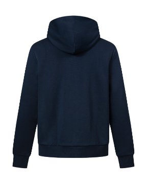Sweat Capuche Zippé Italie Italie Unisexe XS Bleu - Patch Brodé Foot Souvenir