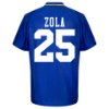 Chelsea Retro Football Shirt 1996-1997 + Zola 25