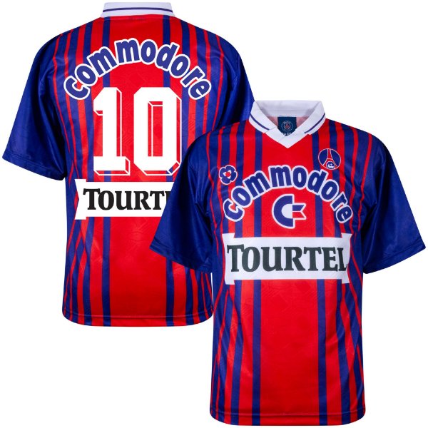 Paris Saint Germain Retro Voetbalshirt 1992-1993 + Nummer 10 (Raí)
