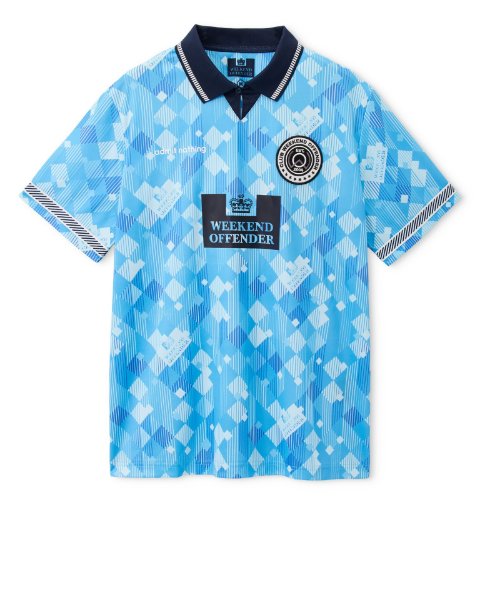 Weekend Offender - Engeland Voetbalshirt 1990 - Blauw