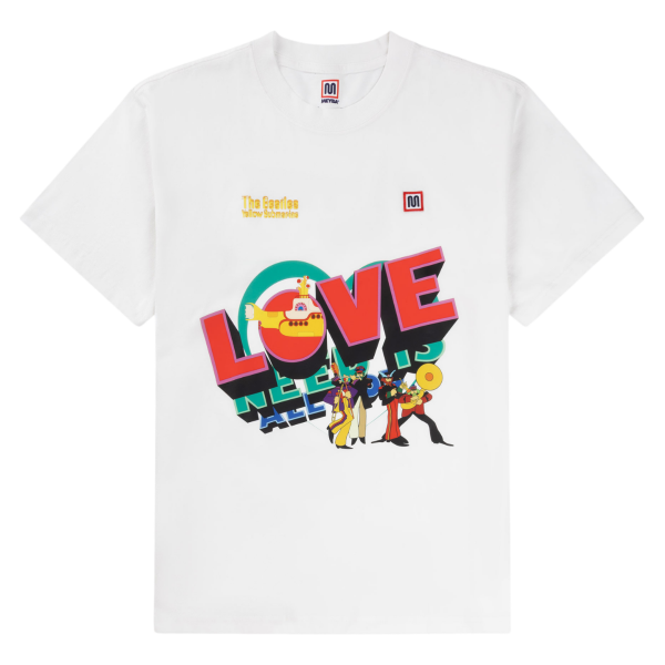 Meyba x The Beatles All You Need Is Love T-Shirt - Wit