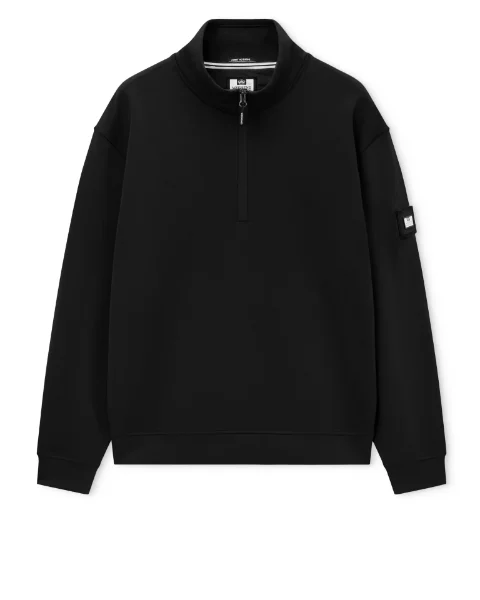 Weekend Offender - Kraviz Quarter Zip Sweater - Zwart