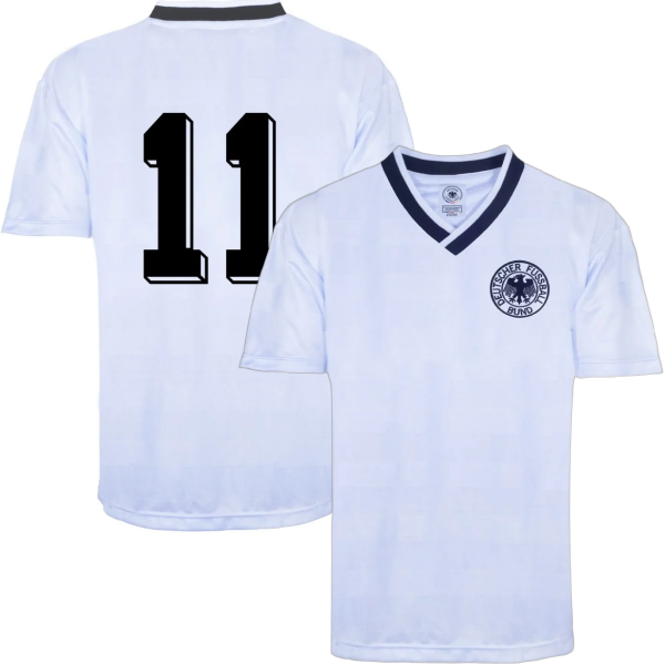 West Germany Retro Football Shirt 1984 + 11